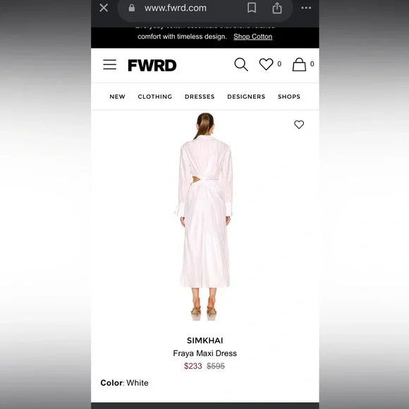 Simkhai Maxi White Dress - Picture 2 of 15